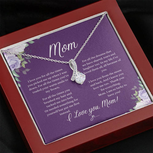 Mom Alluring Beauty Necklace - Luck To Have You