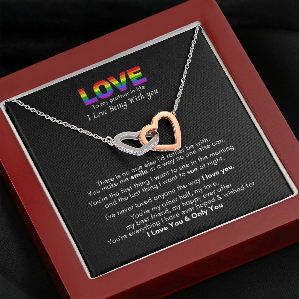 Pride Necklace - I Love Being With You