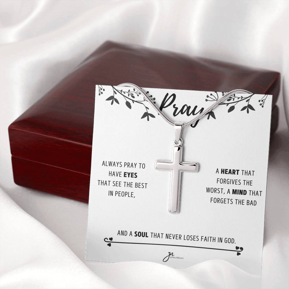 Cross Necklace - Faith In God