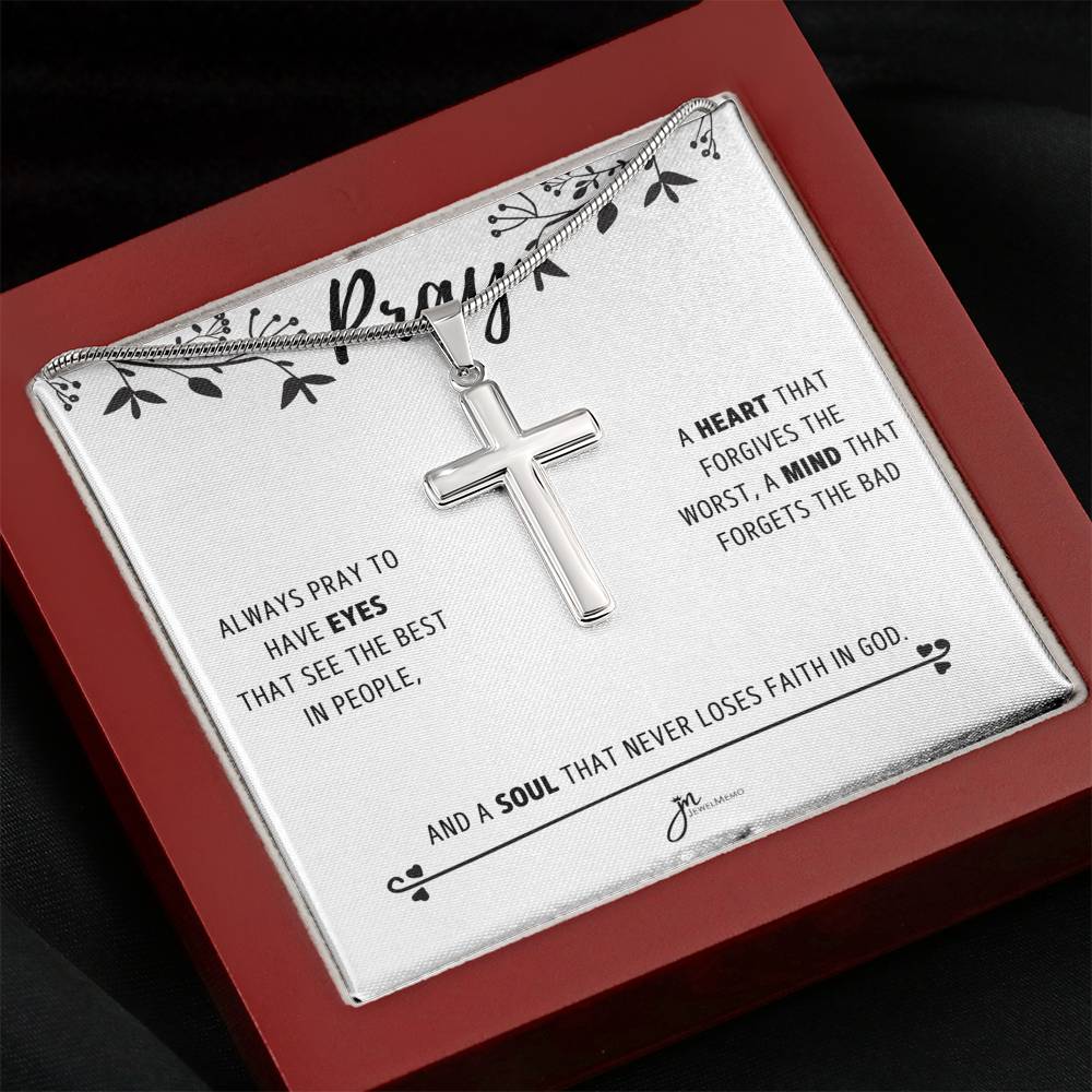Cross Necklace - Faith In God