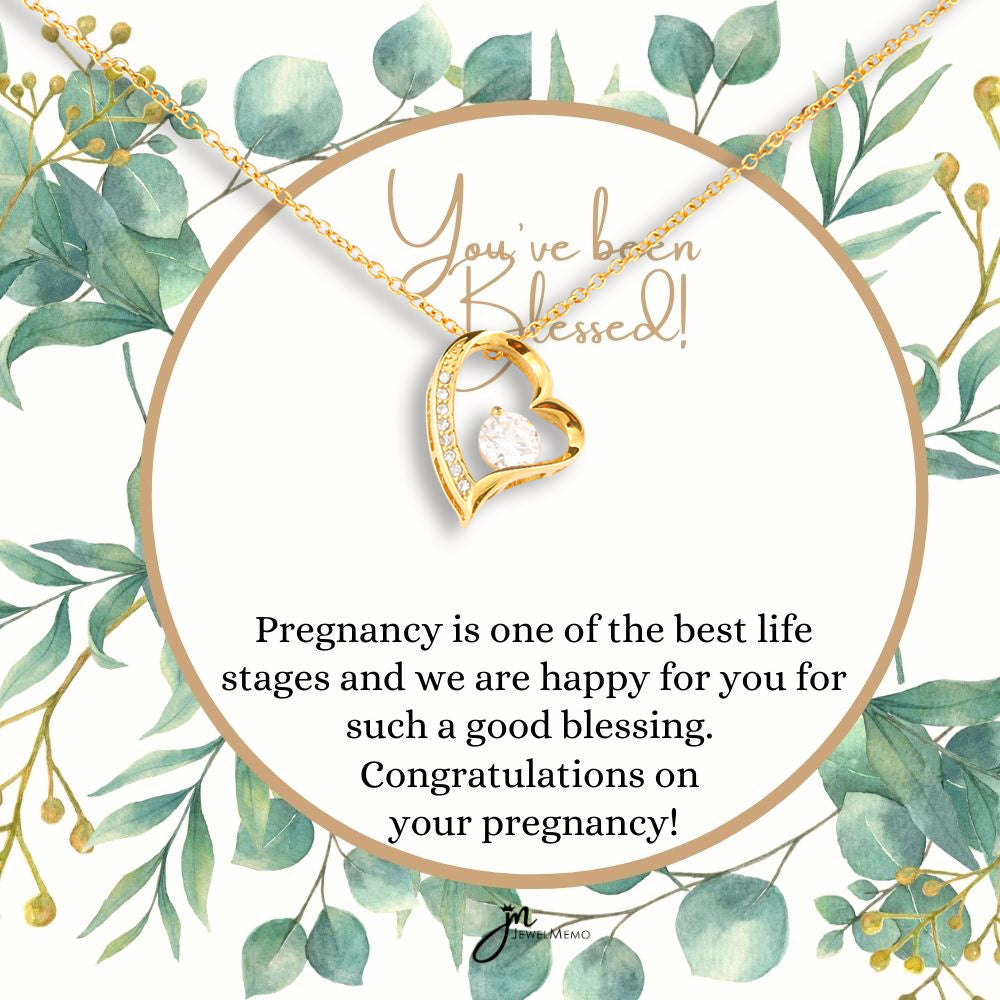 Mom-To-Be Necklace - You've Been Blessed